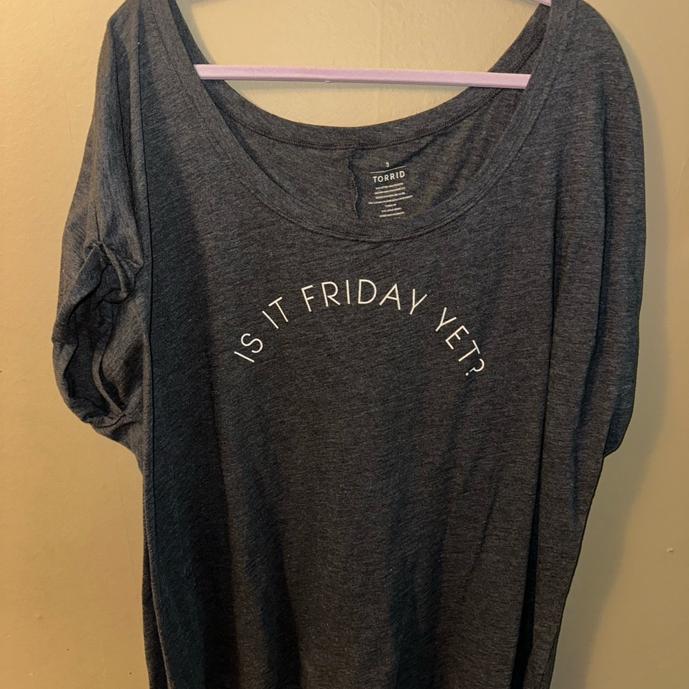 Torrid Charcoal Graphic Tee